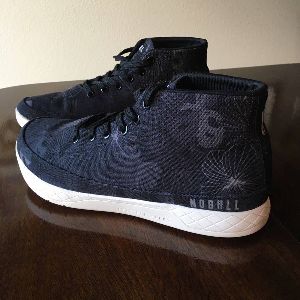 NoBull Black Oasis Canvas Mid Trainer